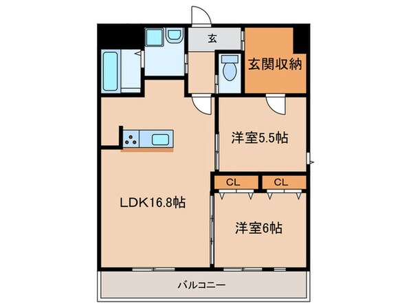 入場ハイツの物件間取画像